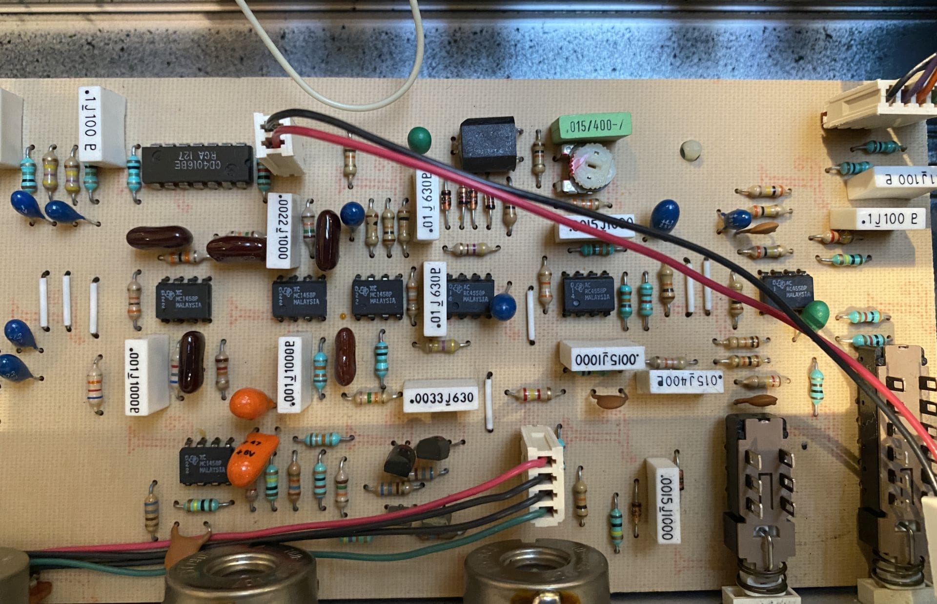 MXR Flanger Doubler Model 126 - Vintage 1970's Blue Panel With The Sought After Reticon R5101 Chip! - Image 11