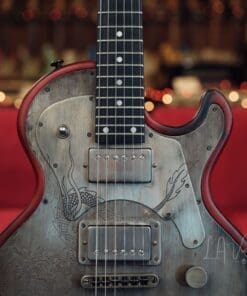 James Trussart Steel Top Dragon Electric Guitar- with Throbak PAF Pickups - Image 2
