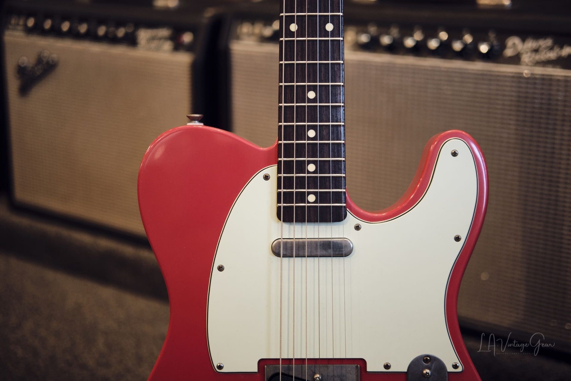 K-Line Truxton T- Style Electric Guitar - Fiesta Red Finish #020179 - Brand New Build ! - Image 3