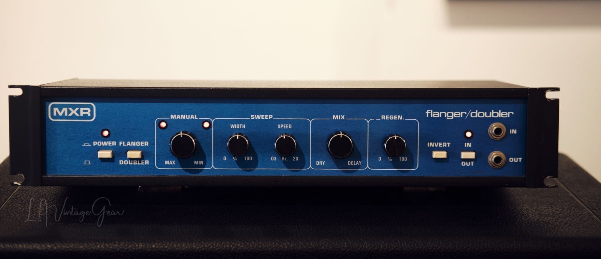 MXR Flanger Doubler Model 126 - Vintage 1970's Blue Panel With The Sought After Reticon R5101 Chip!