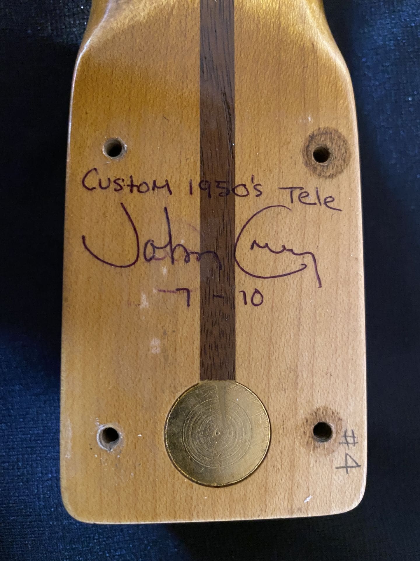 Fender Custom Shop John Cruz Masterbuilt 50's Relic Telecaster 2010-Handwound Abigail Ybarra Pickups! - Image 23
