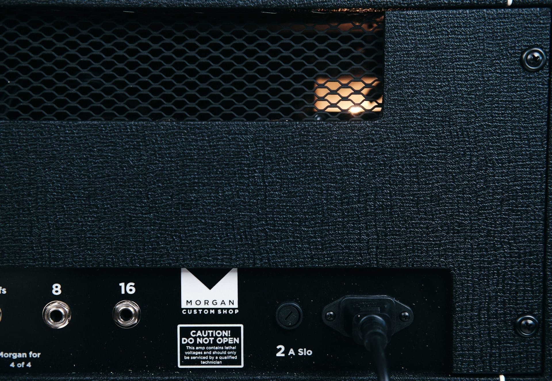 Morgan Custom PR12 Guitar Amplifier Head in Black Tolex - LAVG Proprietary ! 1 of the first 4 - Image 5
