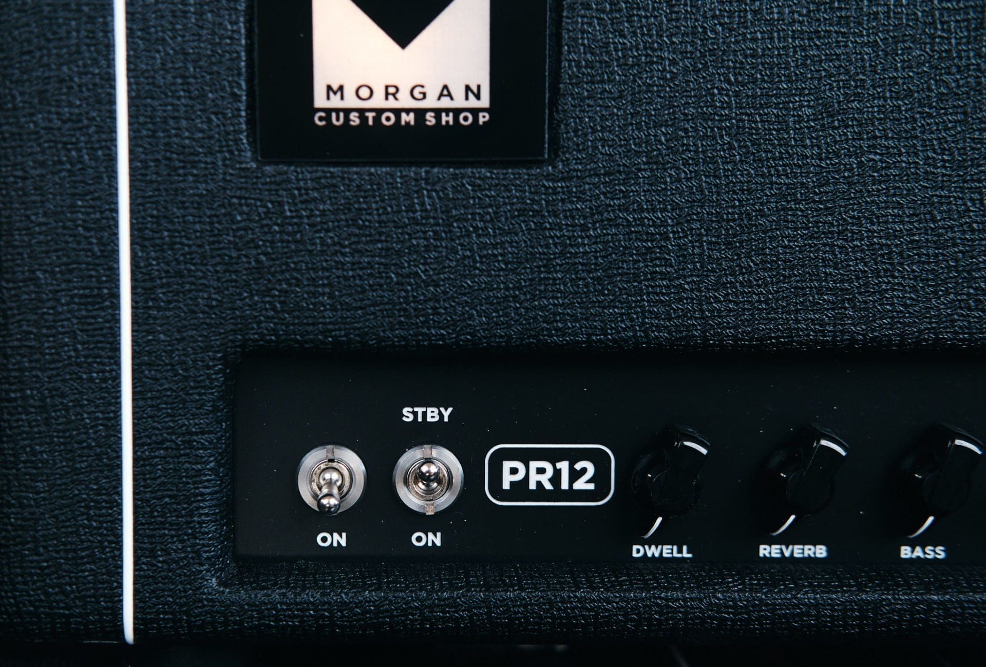 Morgan Custom PR12 Guitar Amplifier Head in Black Tolex - LAVG Proprietary ! 1 of the first 4 - Image 7