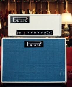 Park PMV50 Head & 2x12 Cab in White Tolex with Blue Grill Cloth