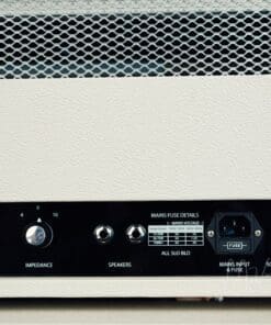Park PMV50 Head & 2x12 Cab in White Tolex with Blue Grill Cloth - Image 9