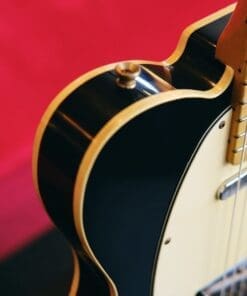 Mario Martin Model-T Double Bound Electric Guitar-Lightly Relic'd in a Black Finish - Recently Born - Image 11