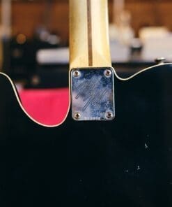 Mario Martin Model-T Double Bound Electric Guitar-Lightly Relic'd in a Black Finish - Recently Born - Image 13