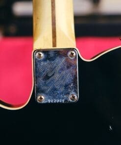 Mario Martin Model-T Double Bound Electric Guitar-Lightly Relic'd in a Black Finish - Recently Born - Image 16