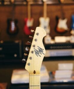Mario Martin Model-T Double Bound Electric Guitar-Lightly Relic'd in a Black Finish - Recently Born - Image 7