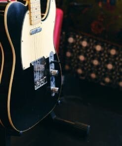 Mario Martin Model-T Double Bound Electric Guitar-Lightly Relic'd in a Black Finish - Recently Born - Image 8