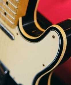 Mario Martin Model-T Double Bound Electric Guitar-Lightly Relic'd in a Black Finish - Recently Born - Image 10