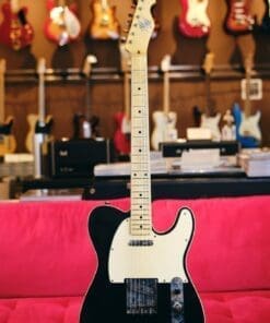 Mario Martin Model-T Double Bound Electric Guitar-Lightly Relic'd in a Black Finish - Recently Born