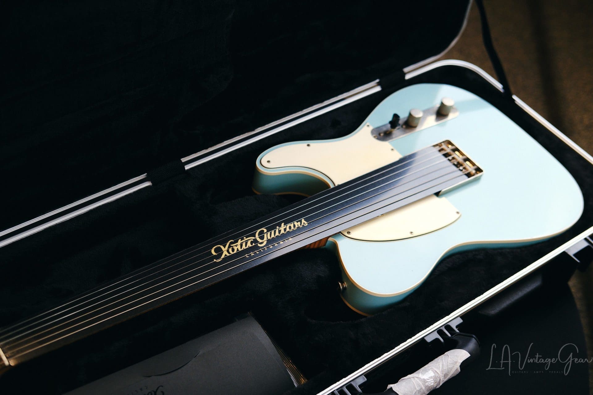 Xotic XTC1 T-Style Double Bound Electric Guitar-Sonic Blue Finish