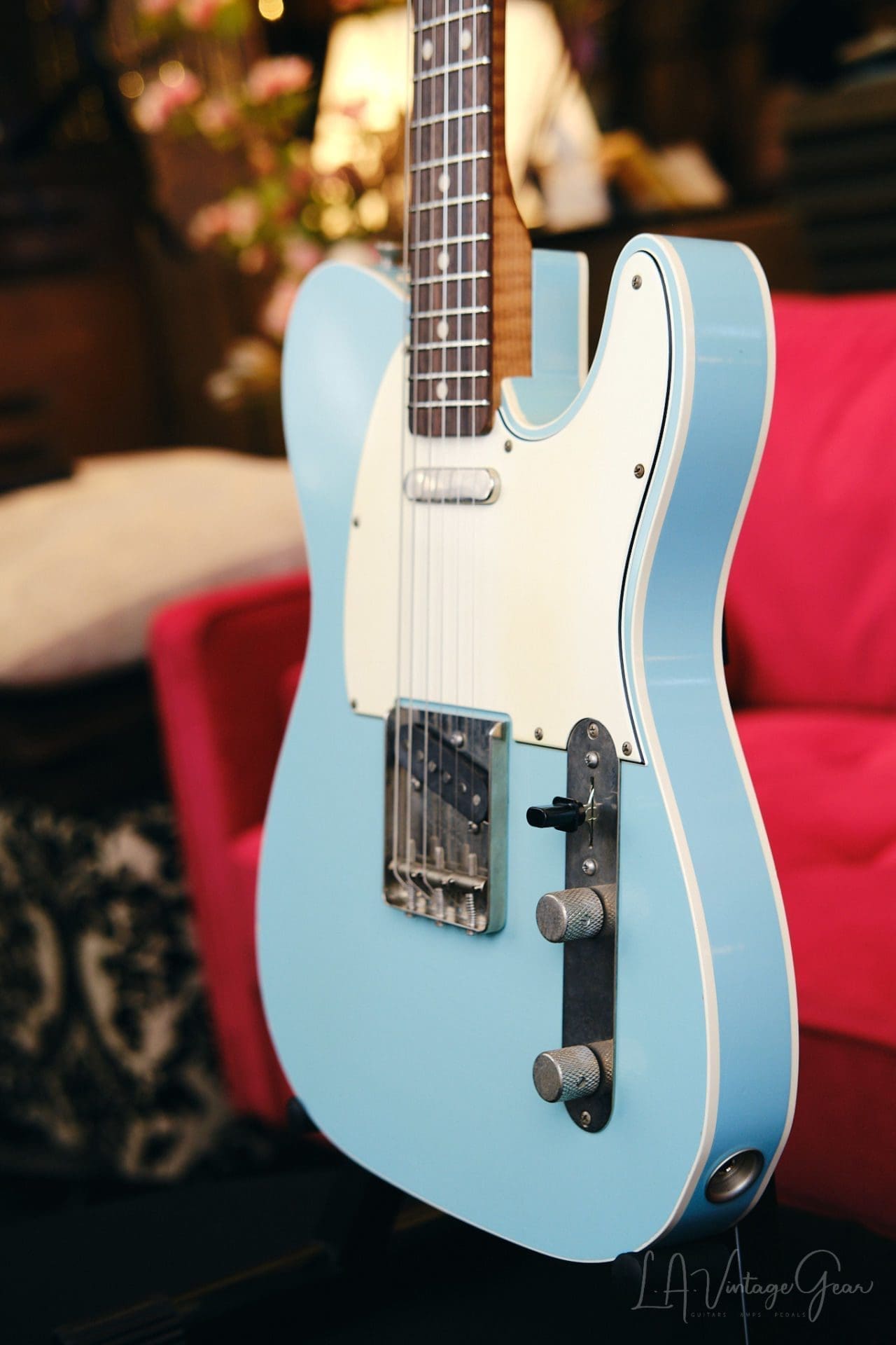 Xotic XTC1 T-Style Double Bound Electric Guitar-Sonic Blue Finish
