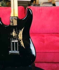 Fender Custom Shop Wildwood 10 '57 Stratocaster Electric Guitar - 2013 Heavy Relic in Black - Image 13