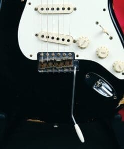 Fender Custom Shop Wildwood 10 '57 Stratocaster Electric Guitar - 2013 Heavy Relic in Black - Image 4