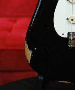 Fender Custom Shop Wildwood 10 '57 Stratocaster Electric Guitar - 2013 Heavy Relic in Black - Image 9