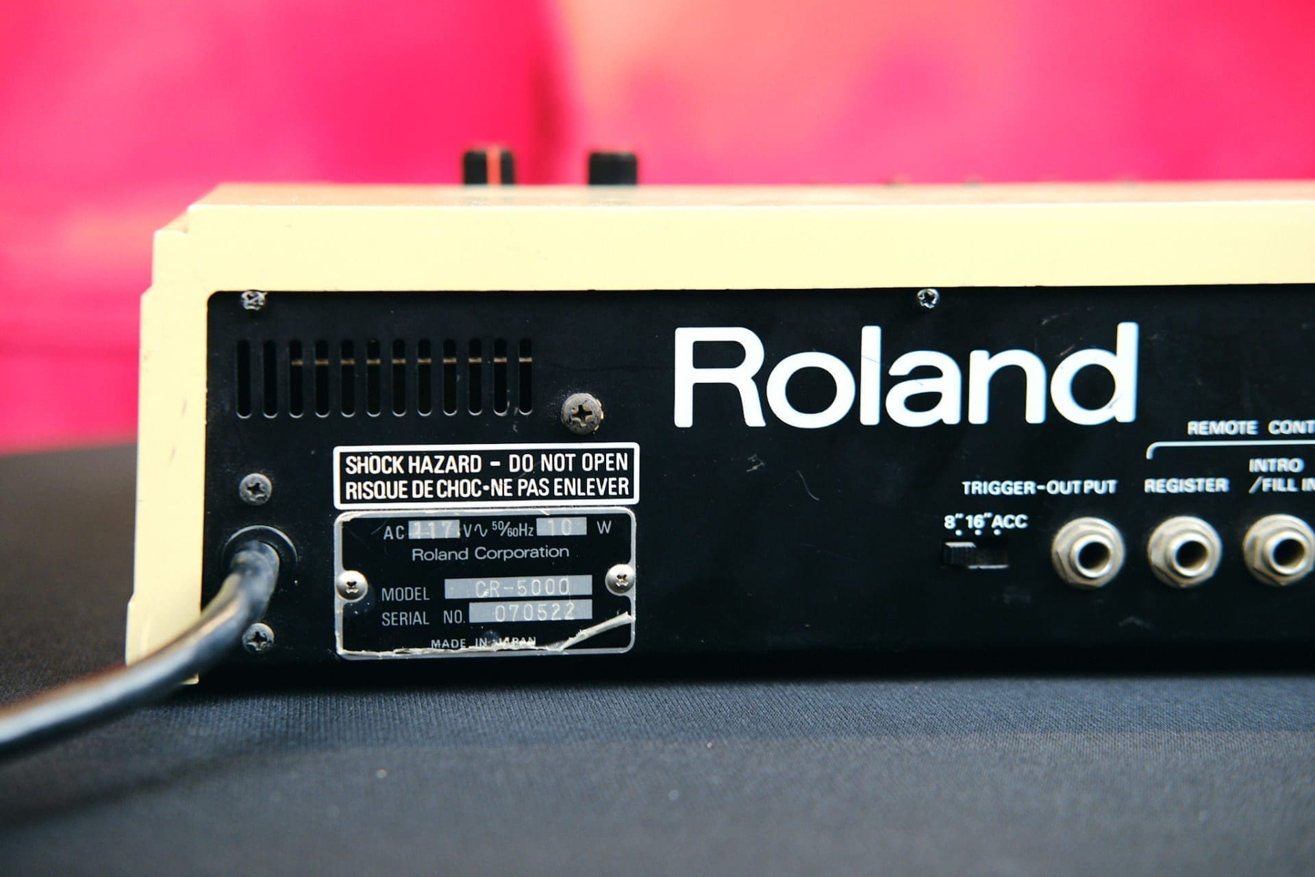 Roland CompuRhythm CR-5000 – 80's Vintage Drum Machine! – LA