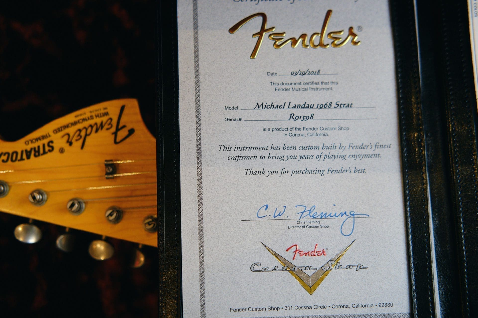 Fender Custom Shop Michael Landau Signature '68 Sunburst Stratocaster Electric Guitar (2018) - Image 21