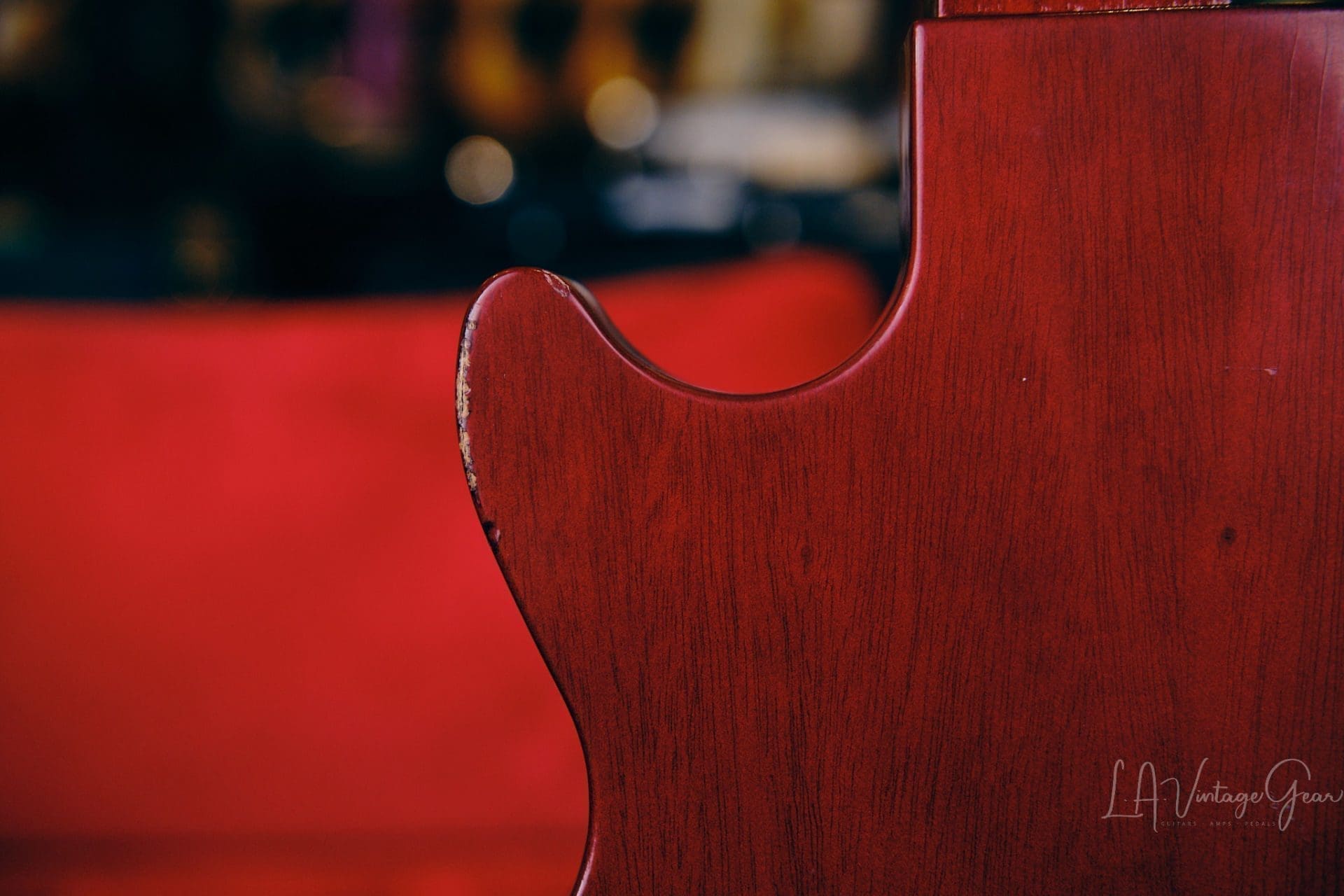 K-Line "KL Series" Single Cut Jr. Style Electric Guitar - Relic'd 2 Cherry Finish - Brand New! - Image 17