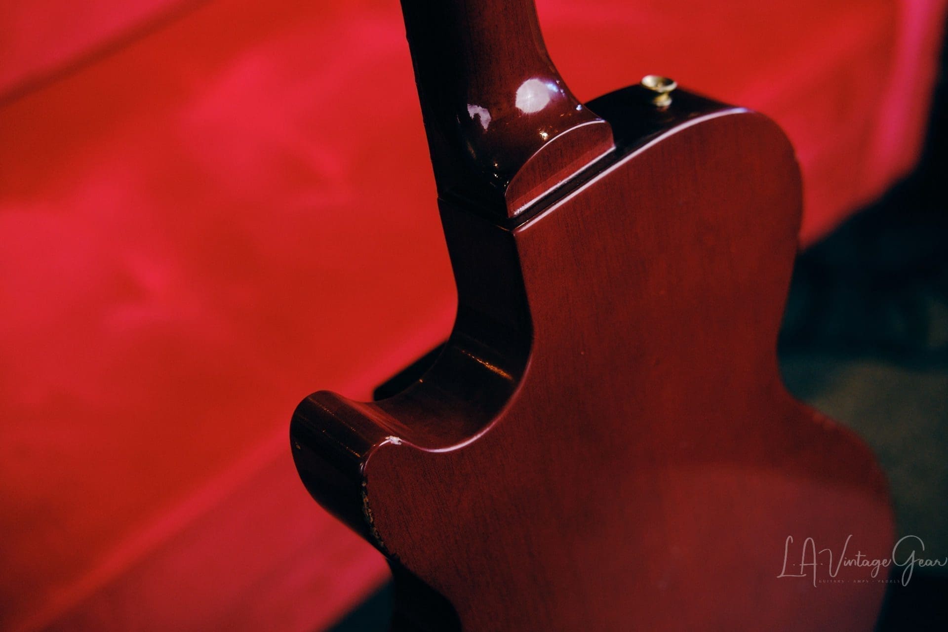 K-Line "KL Series" Single Cut Jr. Style Electric Guitar - Relic'd 2 Cherry Finish - Brand New! - Image 20