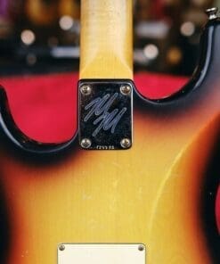 Mario Martin “Model S” Electric Guitar – Relic’d 3 Tone Sunburst Finish & Fralin Vintage Hot Pickups! - Image 12