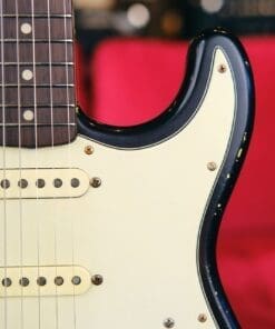 Mario Martin “Model S” Electric Guitar – Relic’d 3 Tone Sunburst Finish & Fralin Vintage Hot Pickups! - Image 6