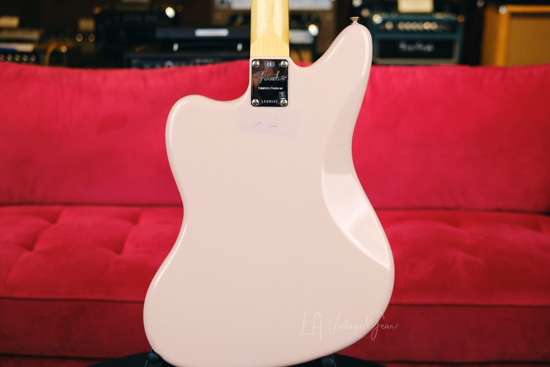 Fender American Vintage Limited Edition Thin Skin '62 Reissue Jaguar Electric Guitar - Shell Pink Finish - Image 16