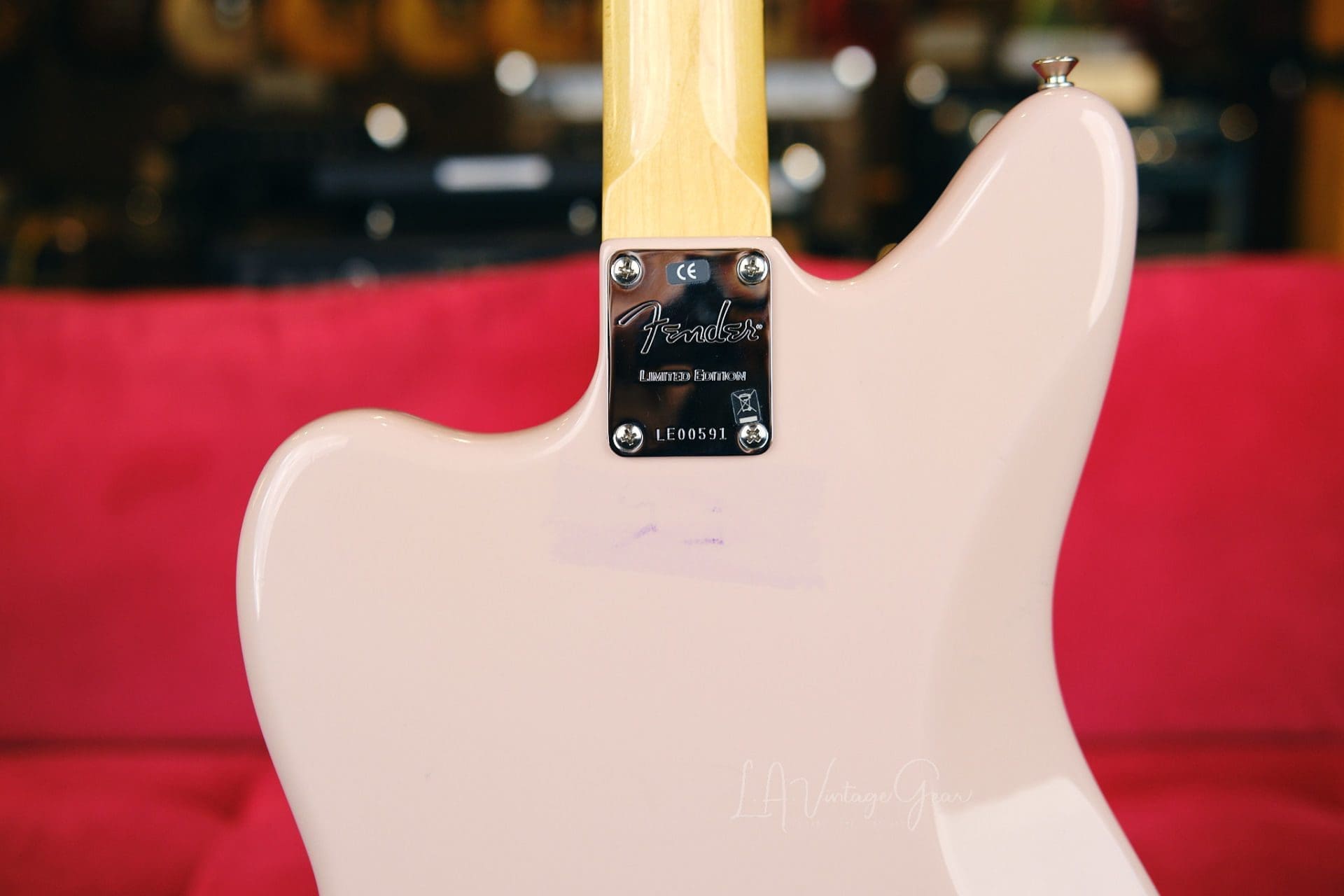 Fender American Vintage Limited Edition Thin Skin '62 Reissue Jaguar Electric Guitar - Shell Pink Finish - Image 17