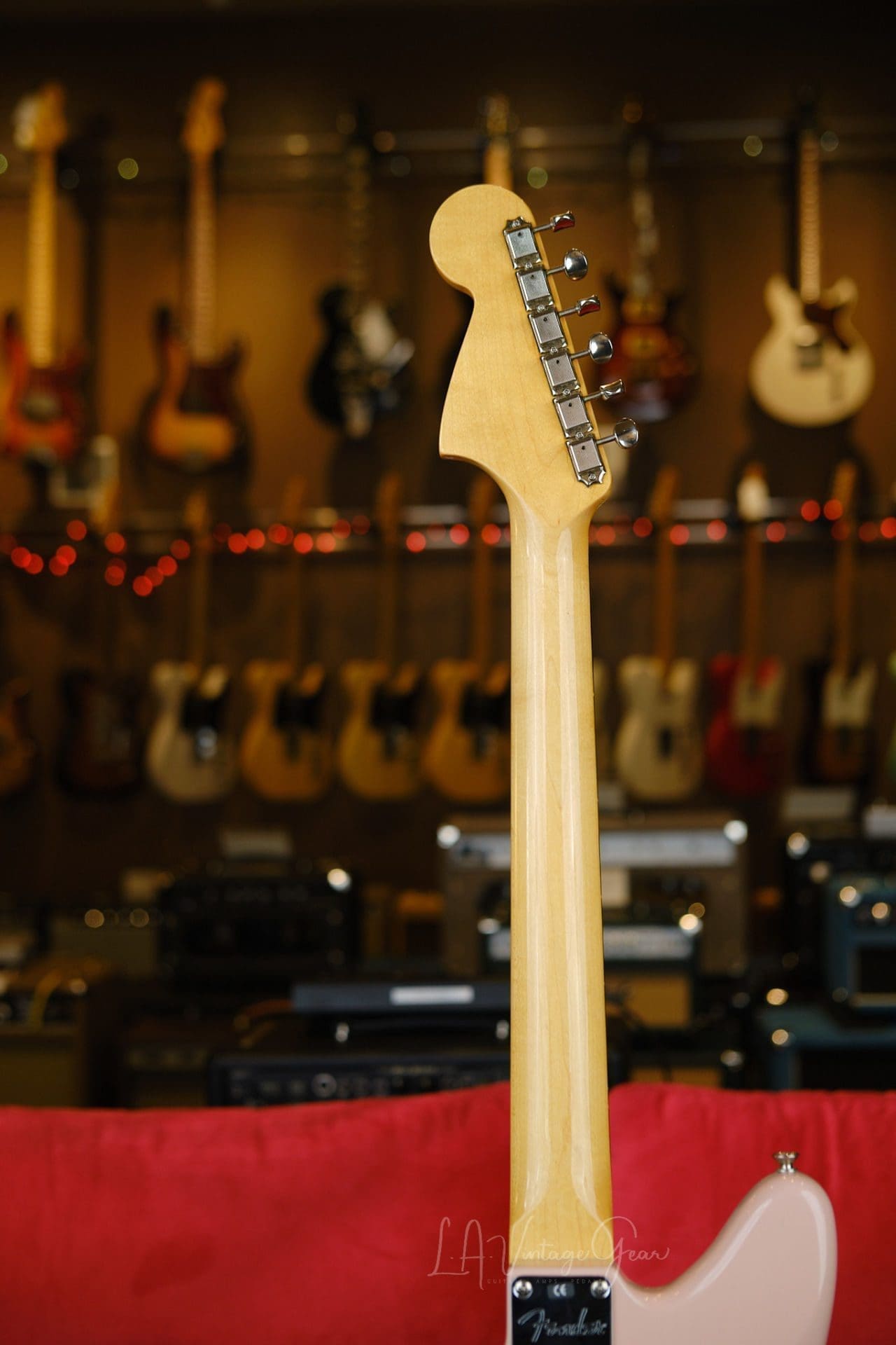 Fender American Vintage Limited Edition Thin Skin '62 Reissue Jaguar Electric Guitar - Shell Pink Finish - Image 20