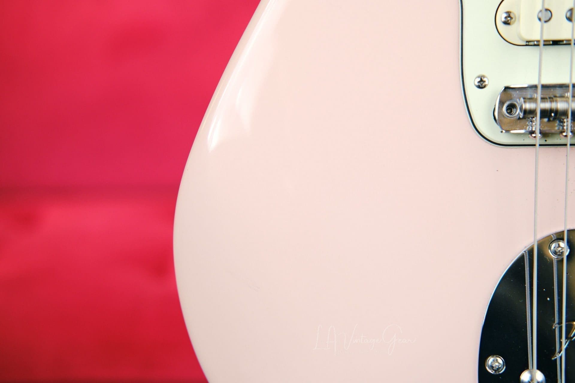 Fender American Vintage Limited Edition Thin Skin '62 Reissue Jaguar Electric Guitar - Shell Pink Finish - Image 10