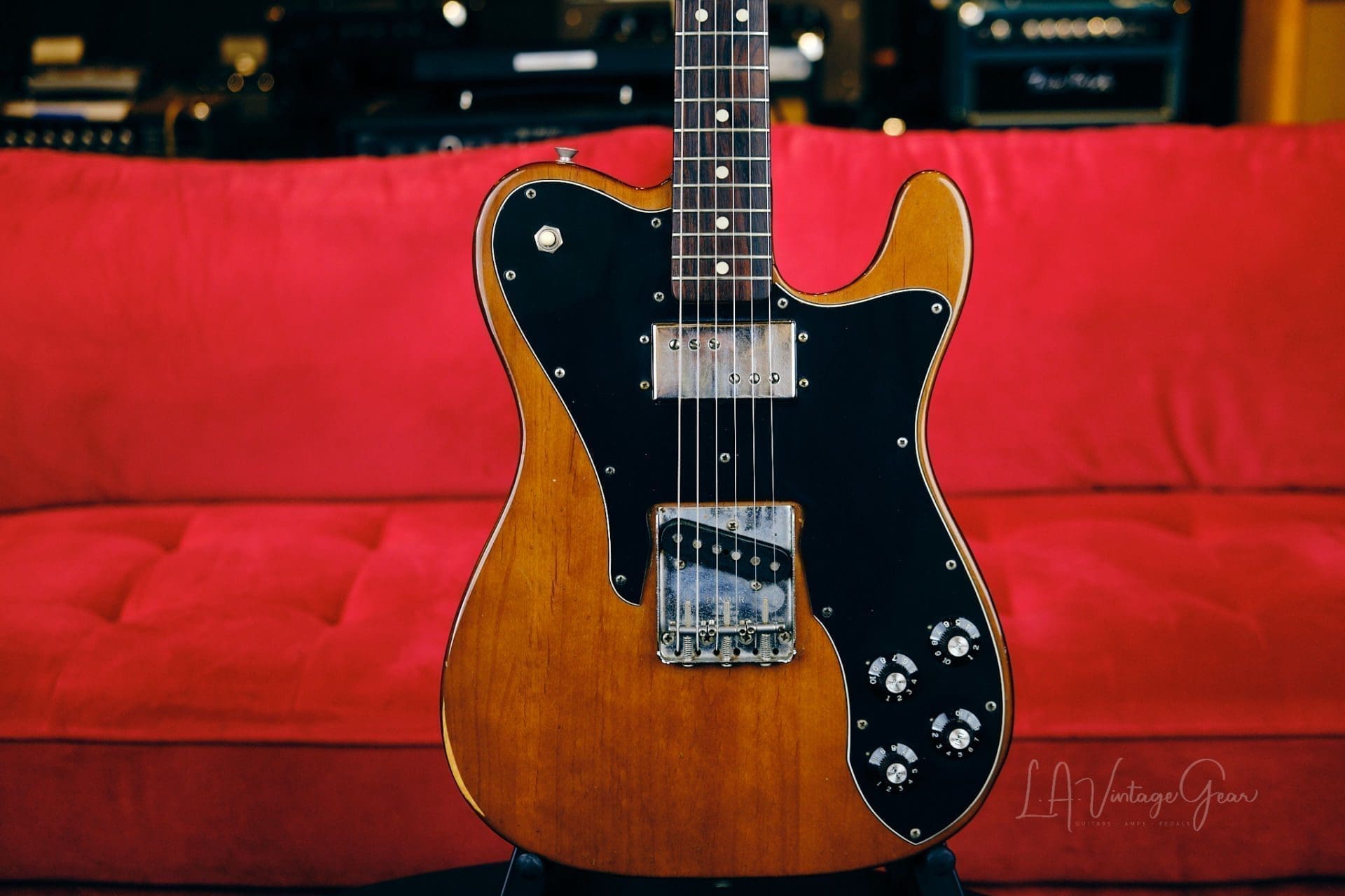 Fender 1973 Telecaster Custom Electric Guitar-Mocha Brown Finish