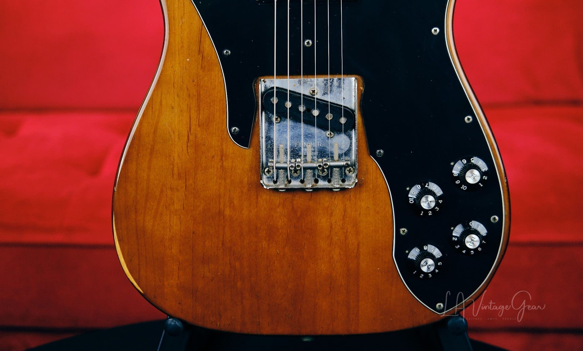 Fender 1973 Telecaster Custom Electric Guitar-Mocha Brown Finish