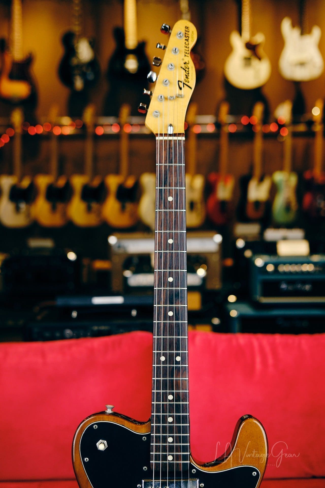 Fender 1973 Telecaster Custom Electric Guitar-Mocha Brown Finish