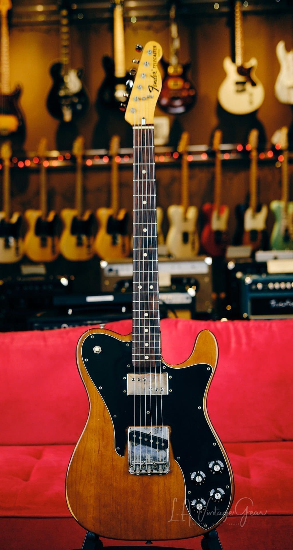 Fender 1973 Telecaster Custom Electric Guitar-Mocha Brown Finish