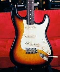 K-Line Springfield S-Style Electric Guitar - 3 Tone Sunburst #030434 - Image 2