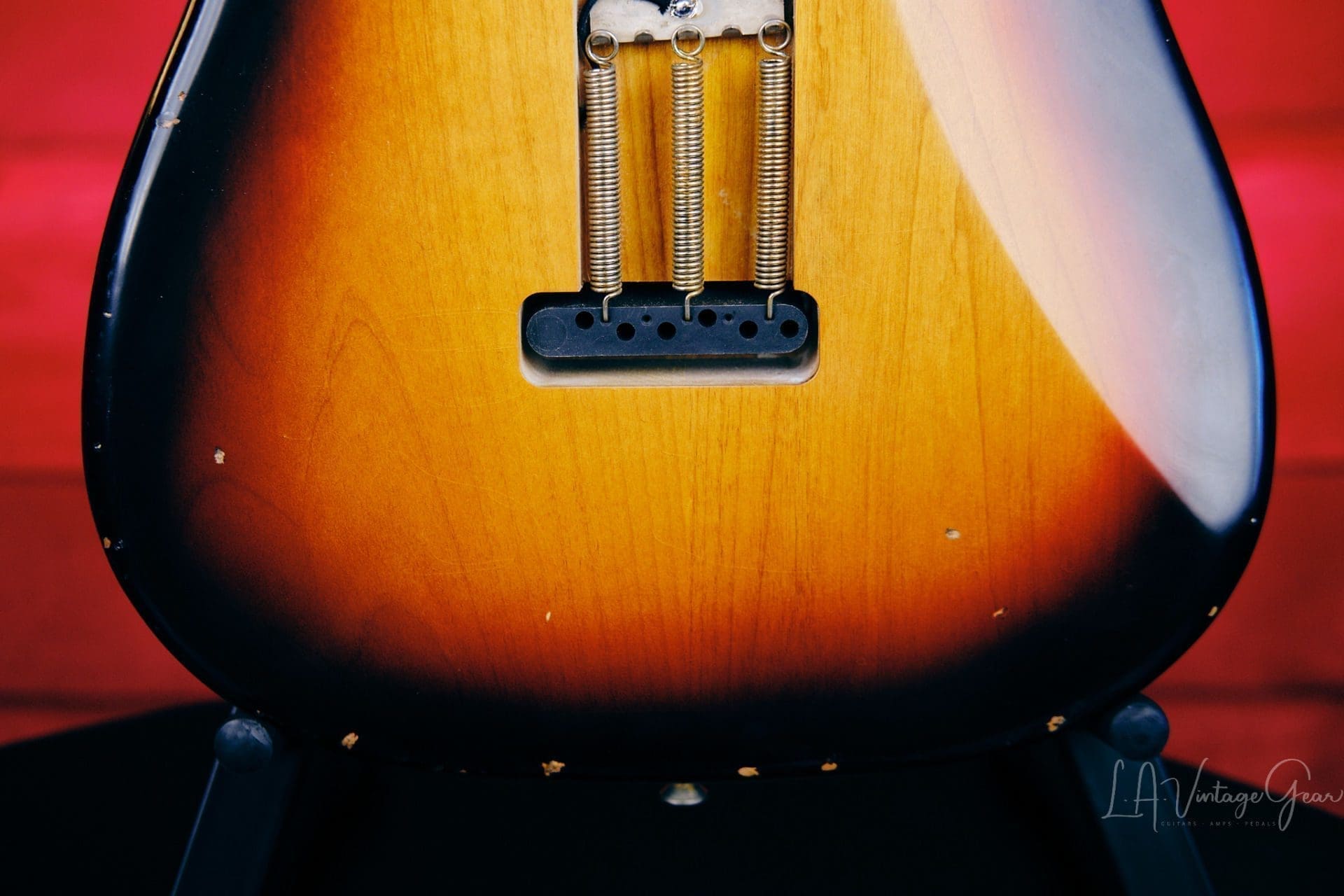 K-Line Springfield S-Style Electric Guitar - 3 Tone Sunburst #030434 - Image 13