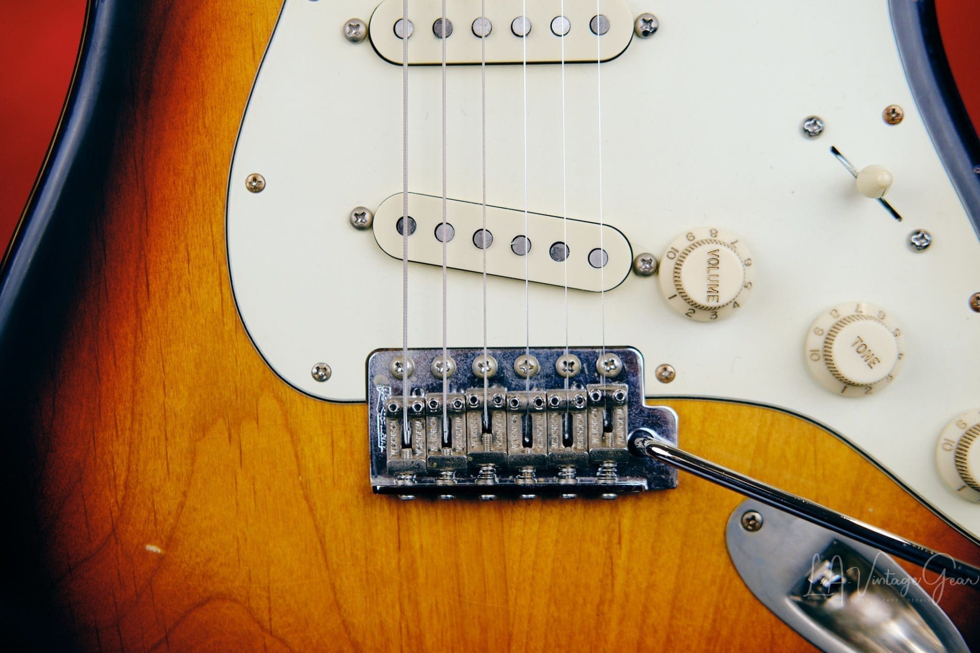 K-Line Springfield S-Style Electric Guitar - 3 Tone Sunburst #030434 - Image 5
