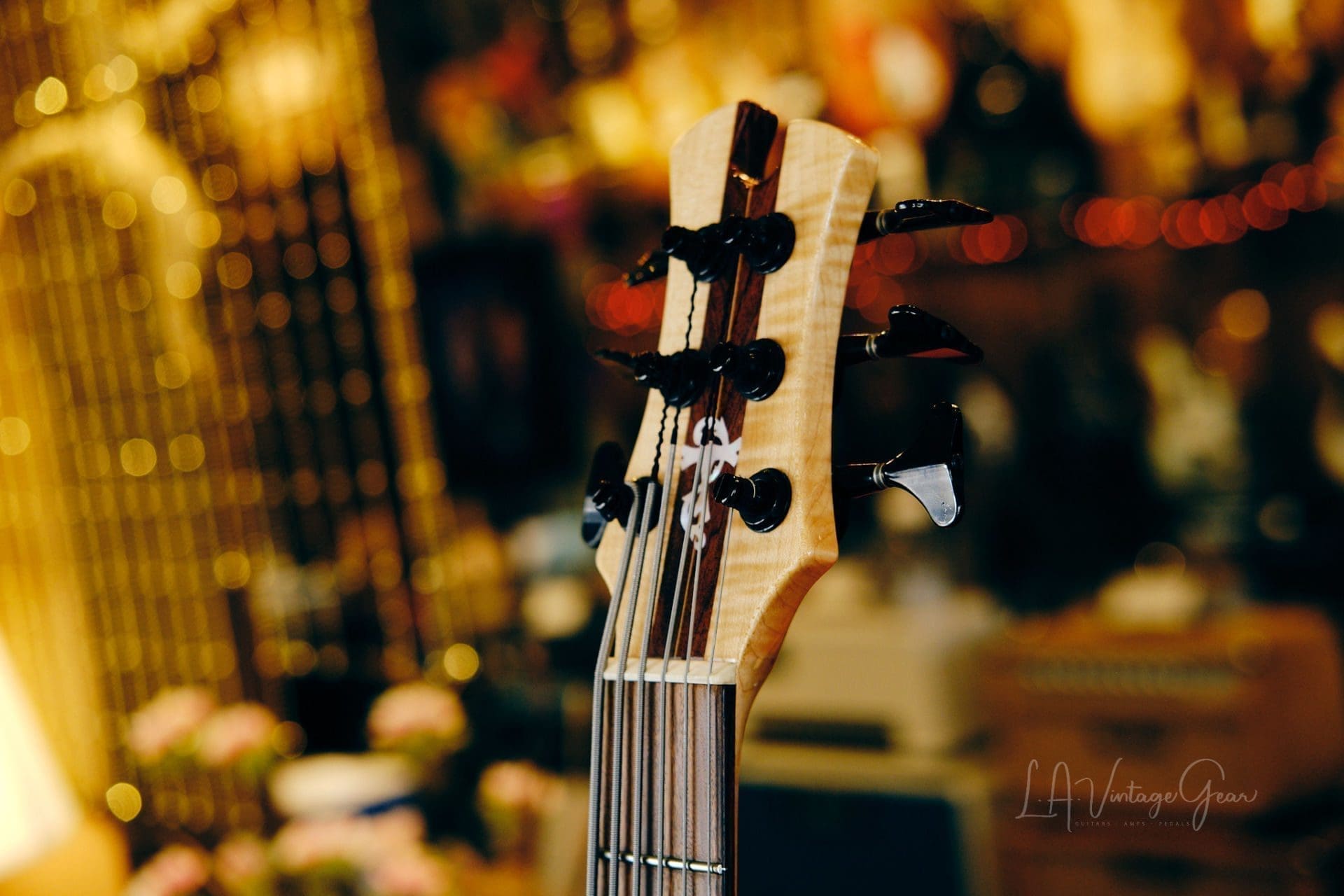 Tobias 6 String Classic Bass 1996-Walnut-Wenge-Alder Body, Pau Ferro Fretboard & Bartolini Pickups! - Image 13