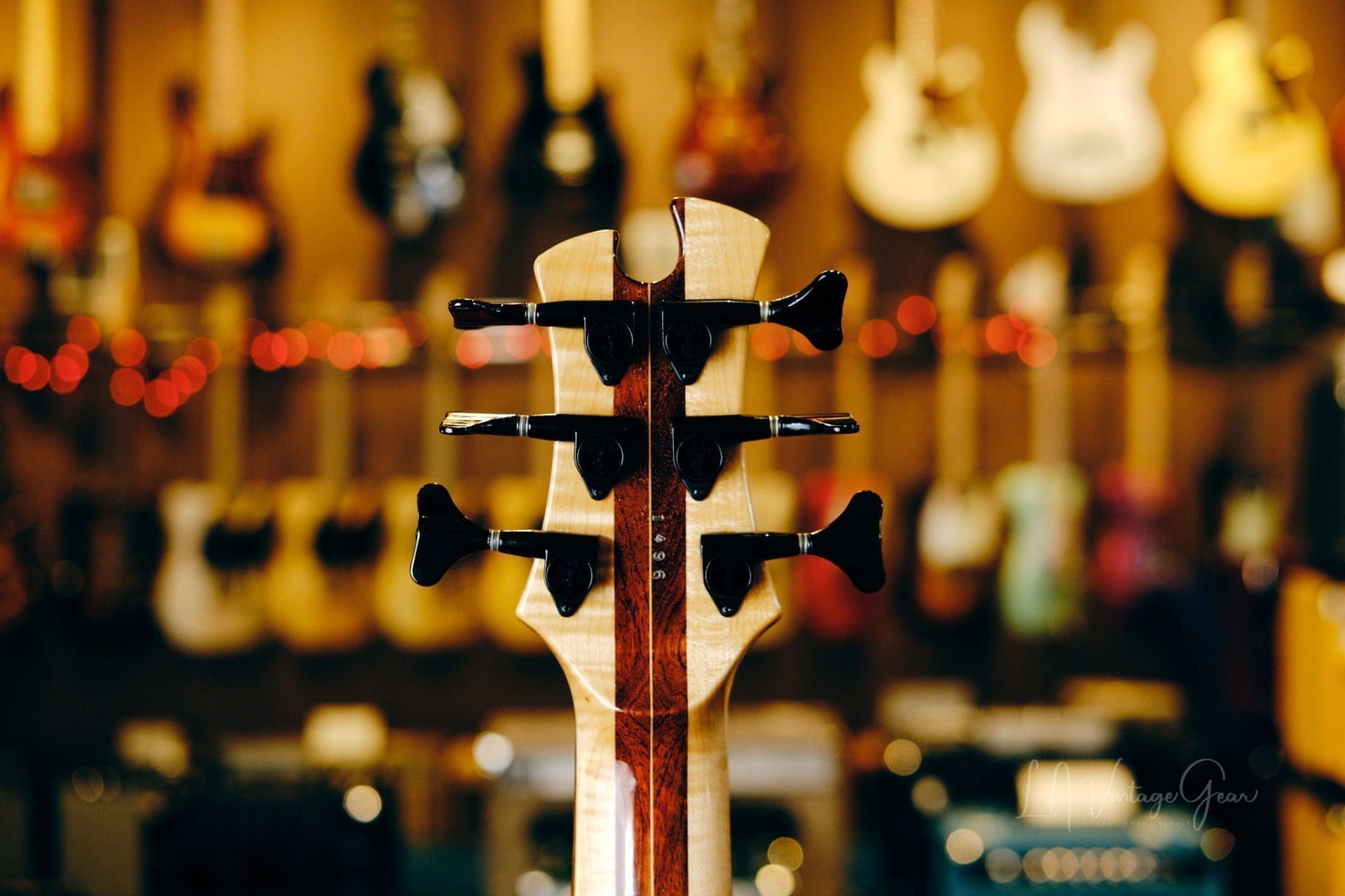 Tobias 6 String Classic Bass 1996-Walnut-Wenge-Alder Body, Pau Ferro Fretboard & Bartolini Pickups! - Image 21