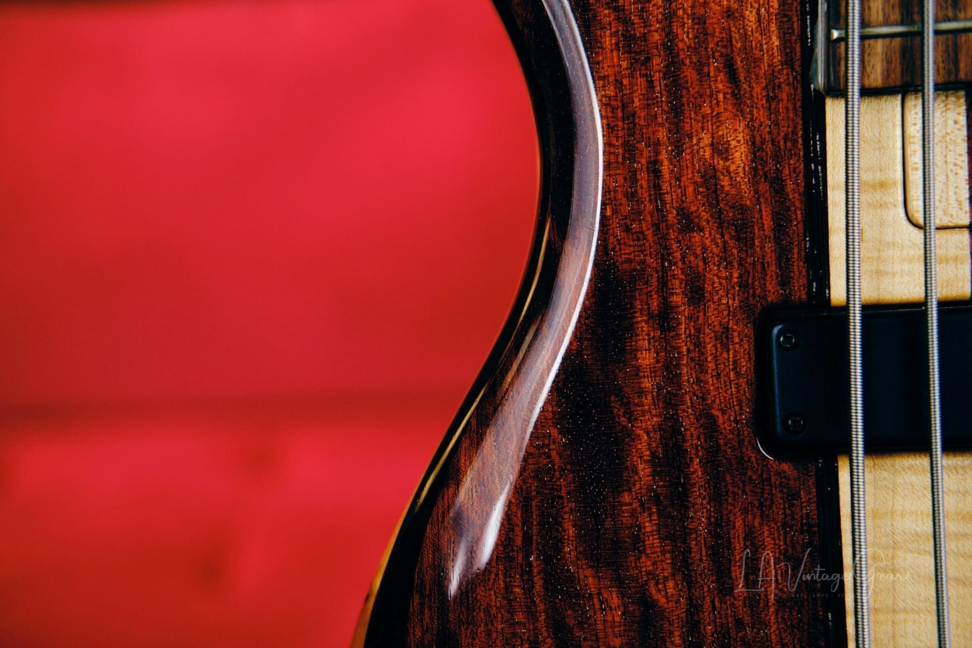 Tobias 6 String Classic Bass 1996-Walnut-Wenge-Alder Body, Pau Ferro Fretboard & Bartolini Pickups! - Image 10