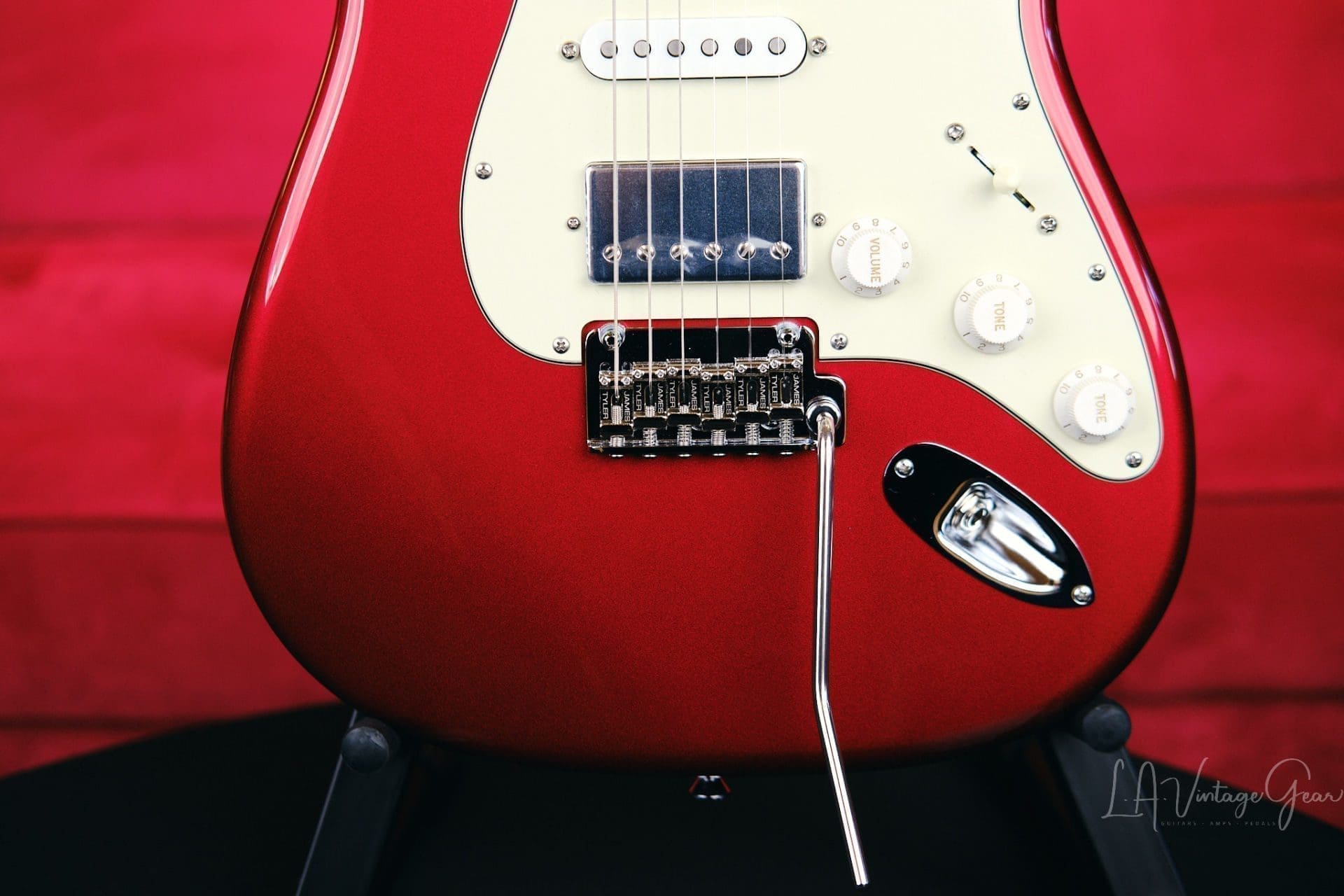 James Tyler Classic-S Electric Guitar - SSH Pickup Configuration, Candy Apple Red Finish, Standard '59 Neck - Brand New! - Image 4