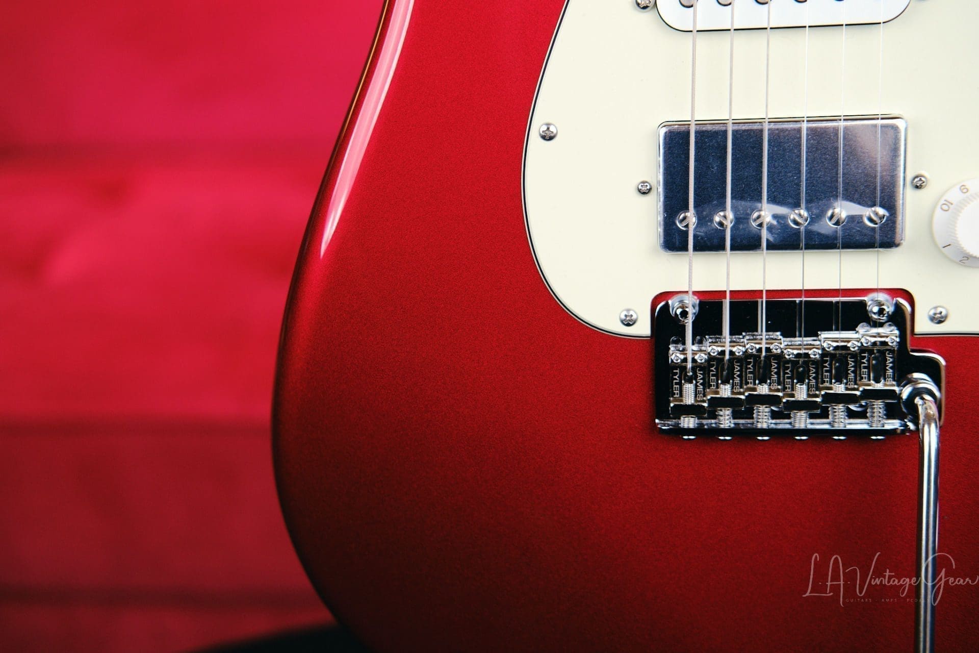James Tyler Classic-S Electric Guitar - SSH Pickup Configuration, Candy Apple Red Finish, Standard '59 Neck - Brand New! - Image 8