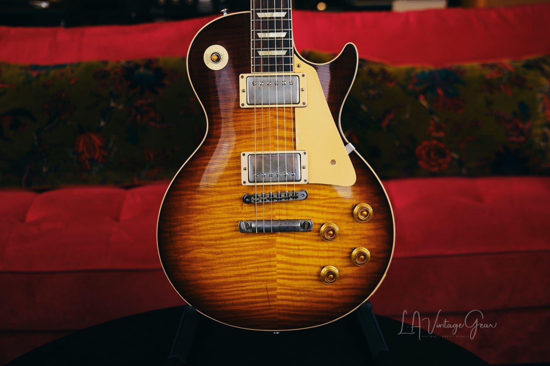 Gibson '59 Standard Reissue Les Paul Electric Guitar 2019-Relic'd Wildwood Spec 60th Anniversary with a Beautiful Sunburst Finish! - Image 2
