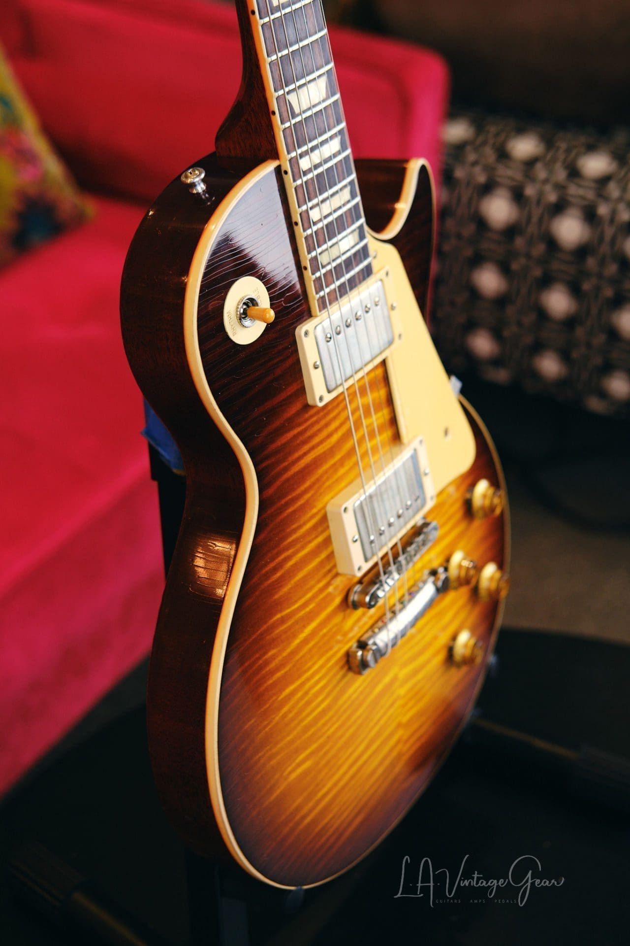 Gibson '59 Standard Reissue Les Paul Electric Guitar 2019-Relic'd Wildwood Spec 60th Anniversary with a Beautiful Sunburst Finish! - Image 12