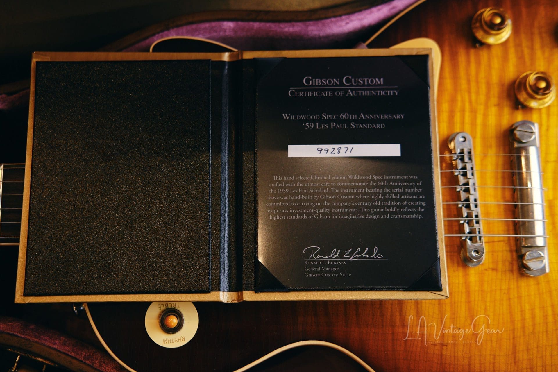 Gibson '59 Standard Reissue Les Paul Electric Guitar 2019-Relic'd Wildwood Spec 60th Anniversary with a Beautiful Sunburst Finish! - Image 22