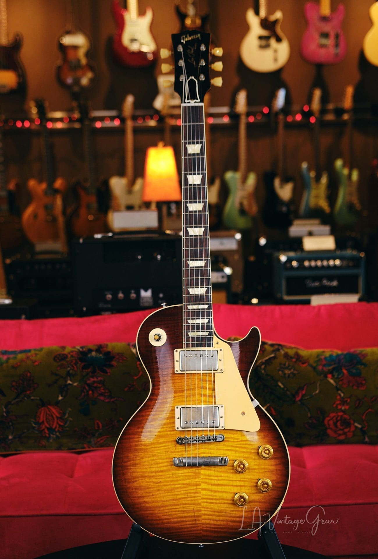 Gibson '59 Standard Reissue Les Paul Electric Guitar 2019-Relic'd Wildwood Spec 60th Anniversary with a Beautiful Sunburst Finish!