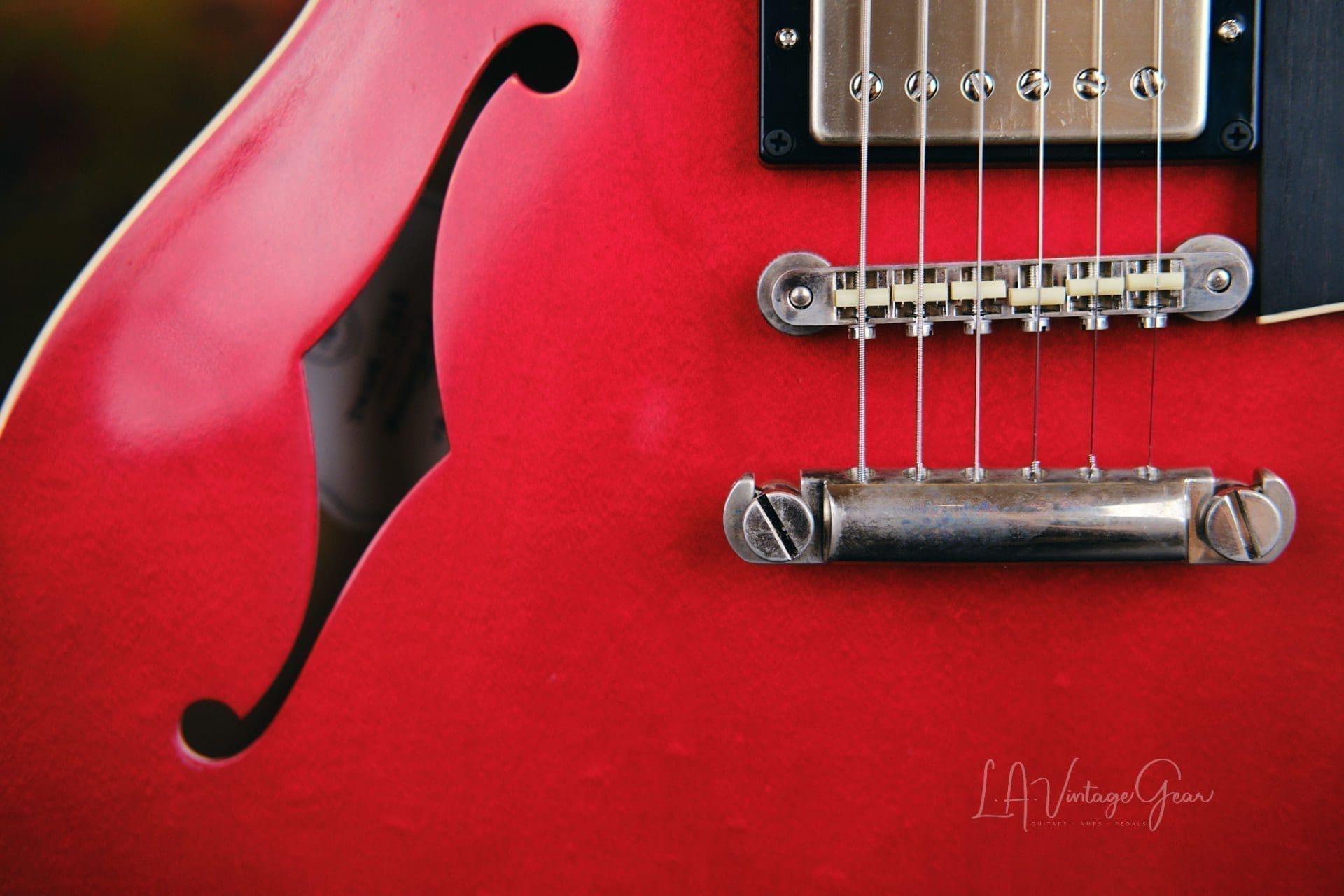 Josh Williams 'Mockingbird' JWG268 Semi-Hollowbody Electric Guitar-Cherry Red Finish & Tone Specific Deluxe Pickups! - Image 8