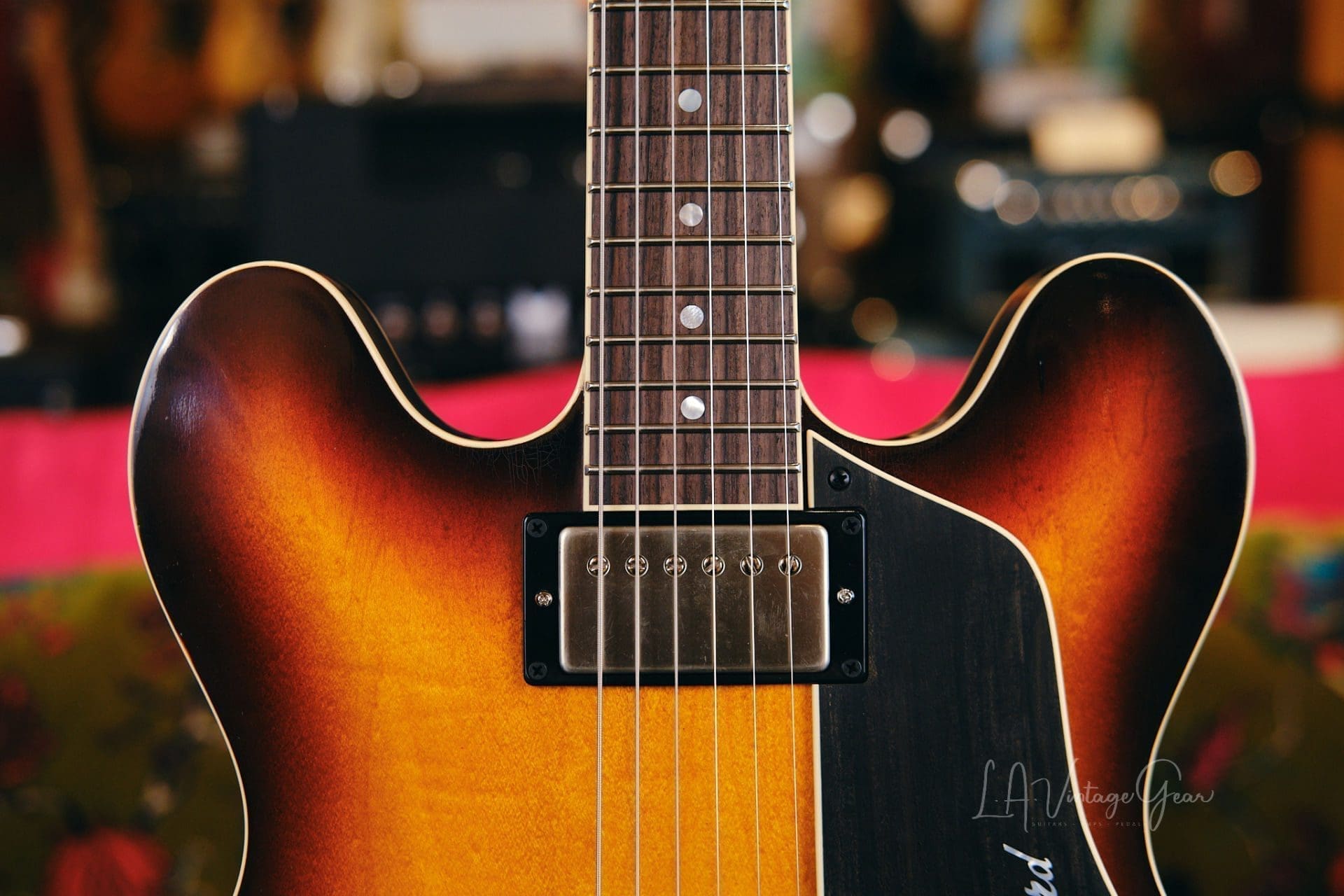 Josh Williams 'Mockingbird' JWG272 Semi-Hollowbody Electric Guitar-59 Burst Finish & Bloombucker Pickups! - Image 3