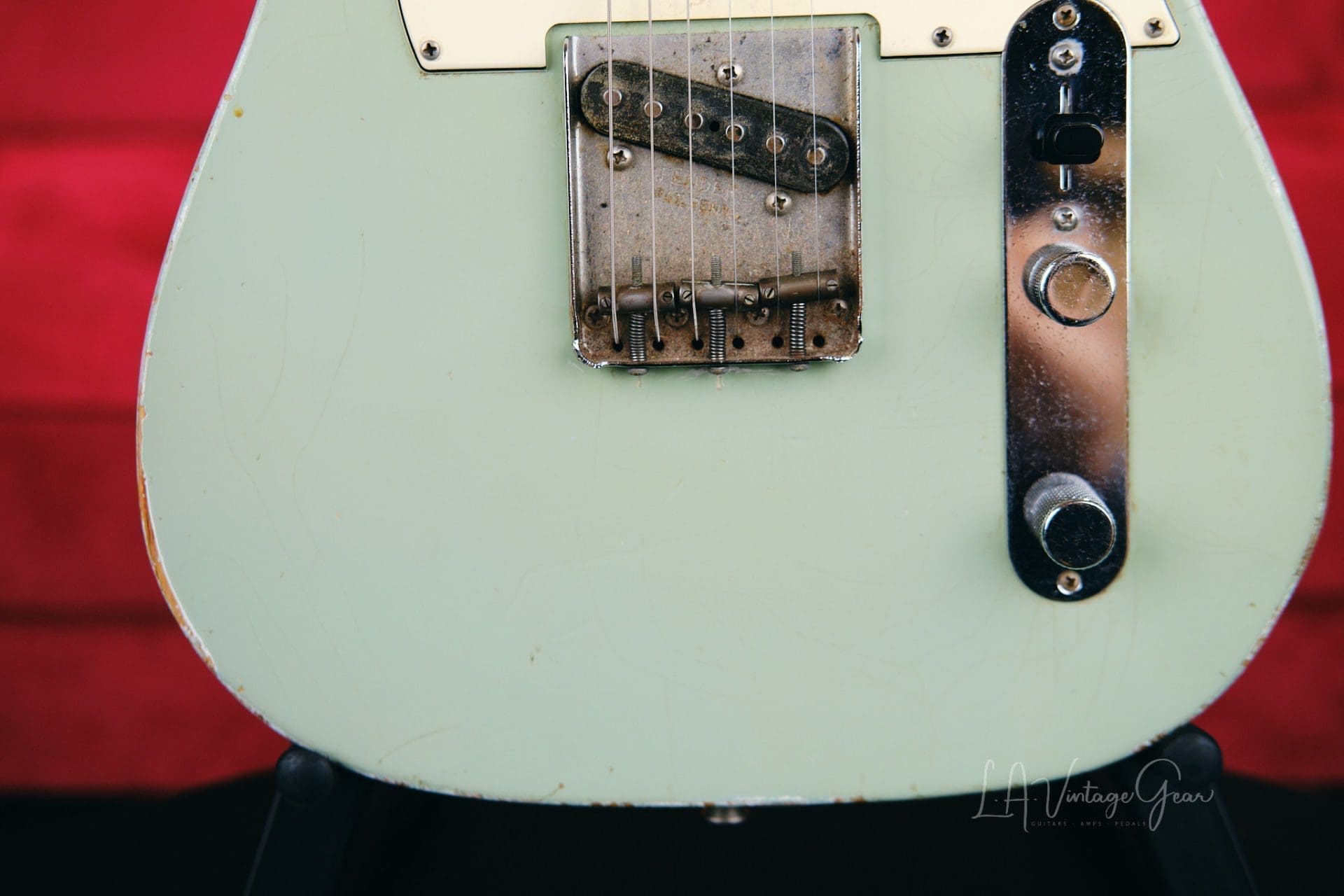 Danocaster Single Cut Electric Guitar – Seafoam Green Finish